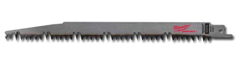 Milwaukee 48-00-1301 Reciprocating Saw Blade, 3/4 in W, 9 in L, 5 TPI