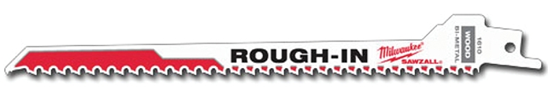 Milwaukee 48-00-1610 Reciprocating Saw Blade, 1/2 in W, 7-3/8 in L, 5 TPI