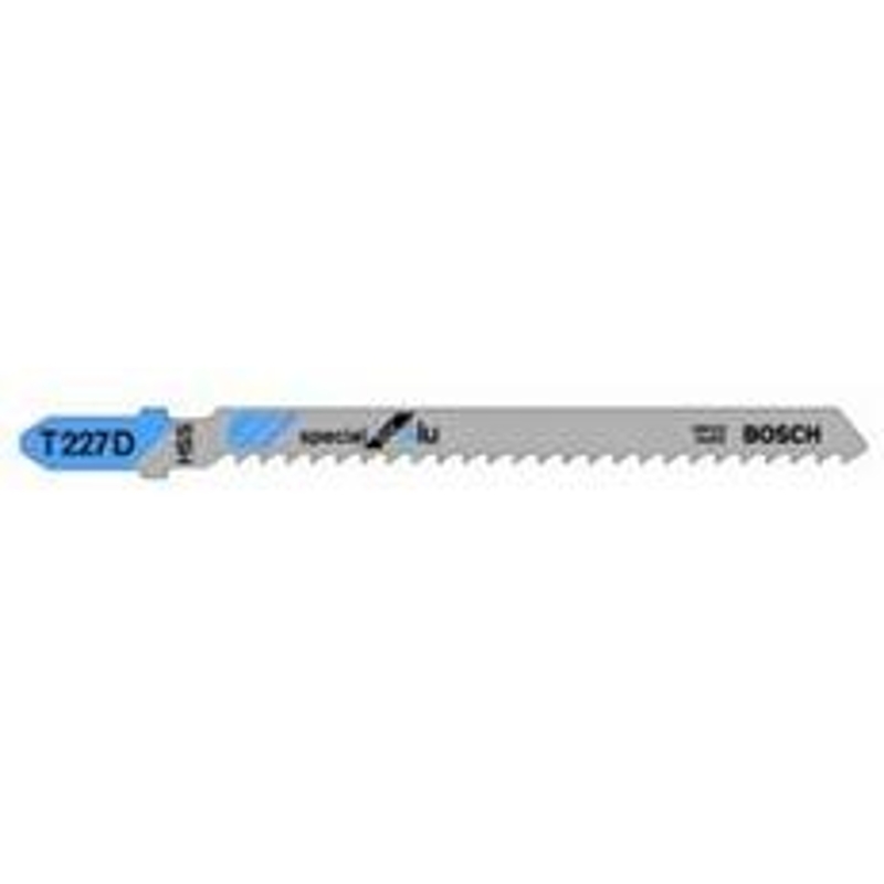 Bosch T227D Jig Saw Blade, 1/4 in W, 4 in L, 8 TPI