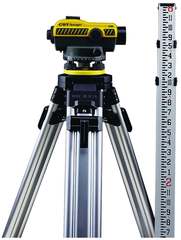 Bosch GOL 26CK Automatic Optical Level Kit, Up to 330 ft Working, 26X Magnification