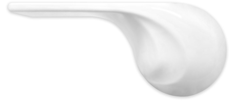 Korky StrongARM Series 6062BP Handle and Lever, Universal Mounting, 8 in L Flush Arm, Plastic