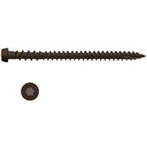 Camo 0349059 Deck Screw, #10 Thread, 2-1/2 in L, Star Drive, Type 99 Double-Slash Point, Carbon Steel, ProTech-Coated, 1750/PK