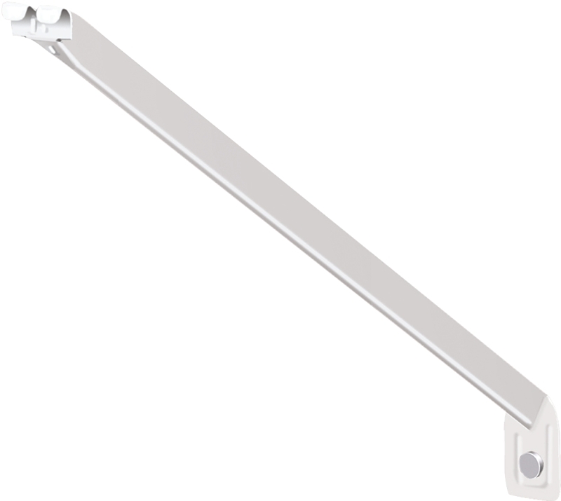ClosetMaid 1166 Support Bracket, 16 in L, 2 in H, Steel
