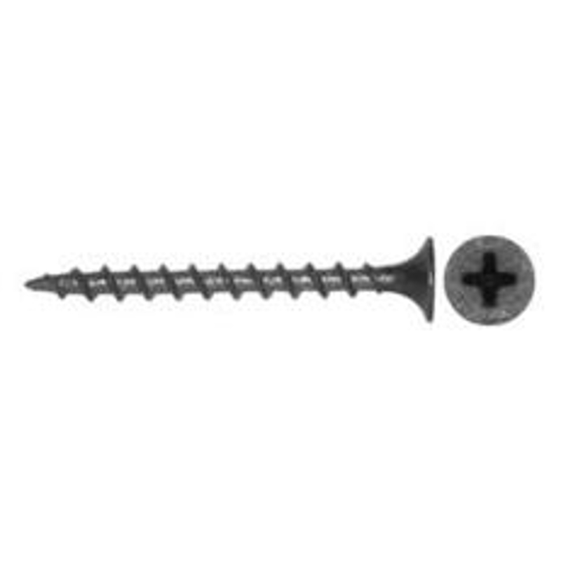 Reliable RzR Series DSC62C1 Screw, 2 in L, Coarse, Full Thread, Flat Head, Phillips Drive, Type W Point, Steel, 100 BX