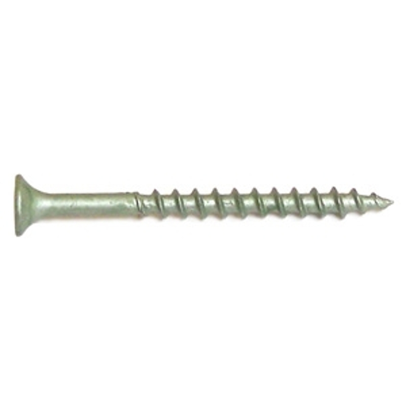 Reliable FKCBR Series FKCBR6134C1 Deck Screw, #6-12 Thread, 1-3/4 in L, Coarse, Partial Thread, Bugle, Steel, 100/BX
