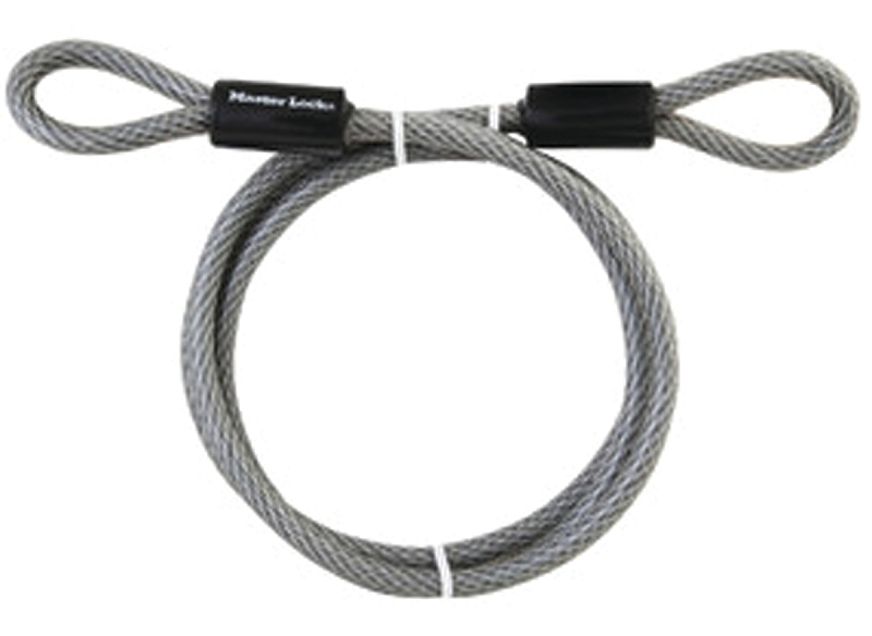 Master Lock 78DPF Looped End Cable, Steel Shackle