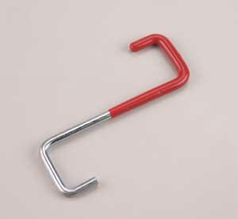 Onward 2255B Rafter Hook, 70 lb, Steel, Red, Vinyl