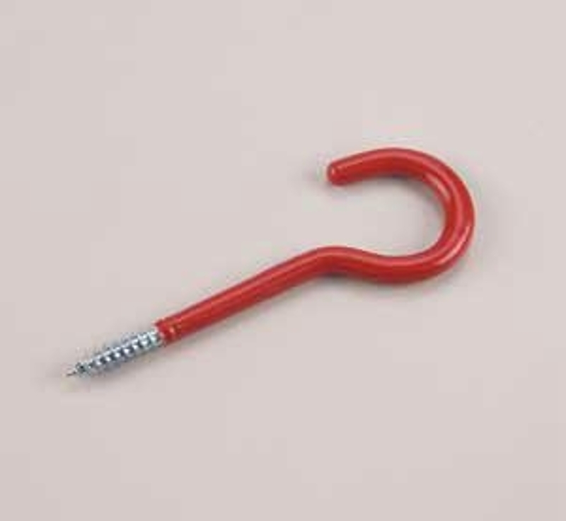 Onward 2256B Screw Hook, 30.8 mm Opening, 5-1/8 in L, Steel, Zinc