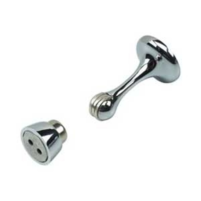 Onward 67ORBR Magnetic Door Stop, 1-3/4 in Dia Base, 3 in Projection, Metal, Oil-Rubbed Bronze