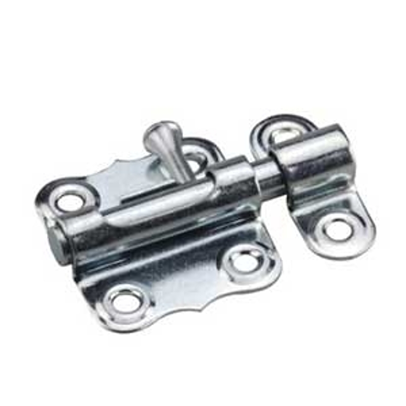 Onward 556XV Regular-Duty Barrel Bolt, 7 mm Bolt Head, Steel, Zinc, 1 BAG, 4 in L