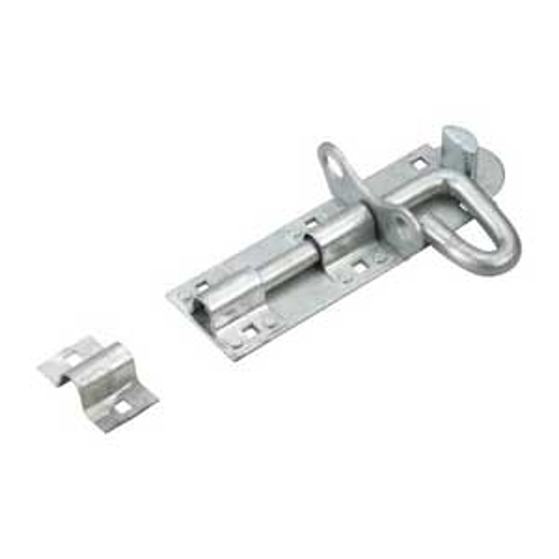 Onward 566GAV Heavy-Duty Padlock Bolt, 19.5 mm Bolt Head, Steel, Galvanized, 1 BAG, 6 in L