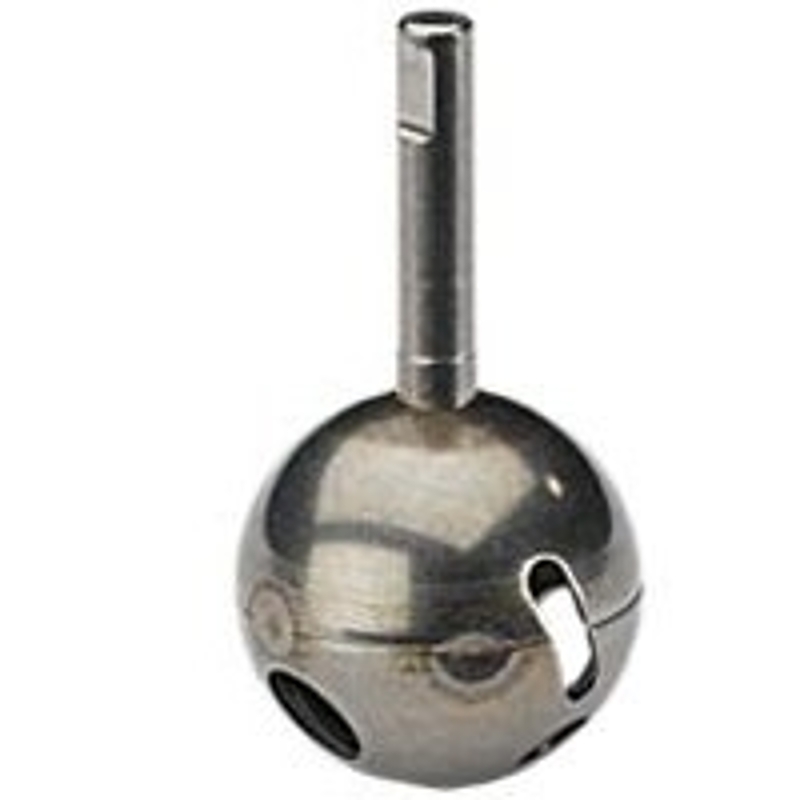 Delta RP70MBS Faucet Ball Assembly, Stainless Steel, Clear, For: Single Lever Handle Faucets