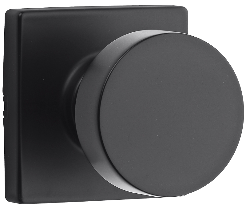 Weiser GA101 CBK514 SQT Passage Door Knob, Zinc, Iron Black