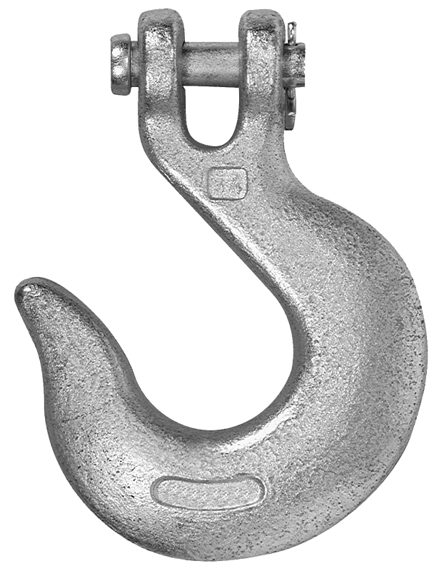 Campbell T9401524FR Clevis Slip Hook, 5/16 in, 3900 lb Working Load, 43 Grade, Steel, Zinc