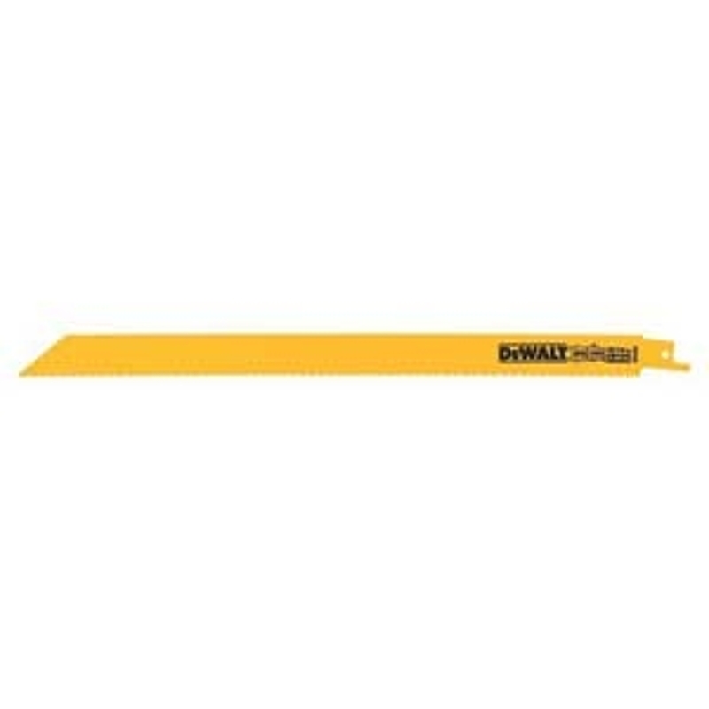 DEWALT DW4822B25 Reciprocating Saw Blade, 12 in L, 18 TPI