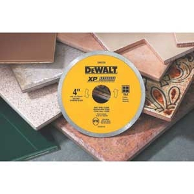 DEWALT XP Series DW4729 Blade, 4 in Dia, #20 Arbor, Continuous Rim