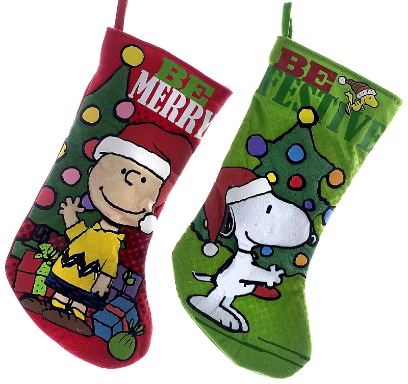 Kurt S Adler Peanuts PN7141 Christmas Stocking, Polyester