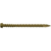 Camo 0349159 Deck Screw, #10 Thread, 2-1/2 in L, Star Drive, Type 99 Double-Slash Point, Carbon Steel, ProTech-Coated, 1750/PK