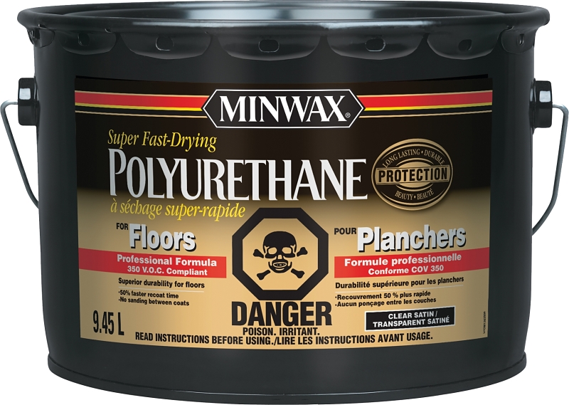 Minwax CM1303500 Interior Varnish, Satin, Liquid, Clear, 9.45 L, Can