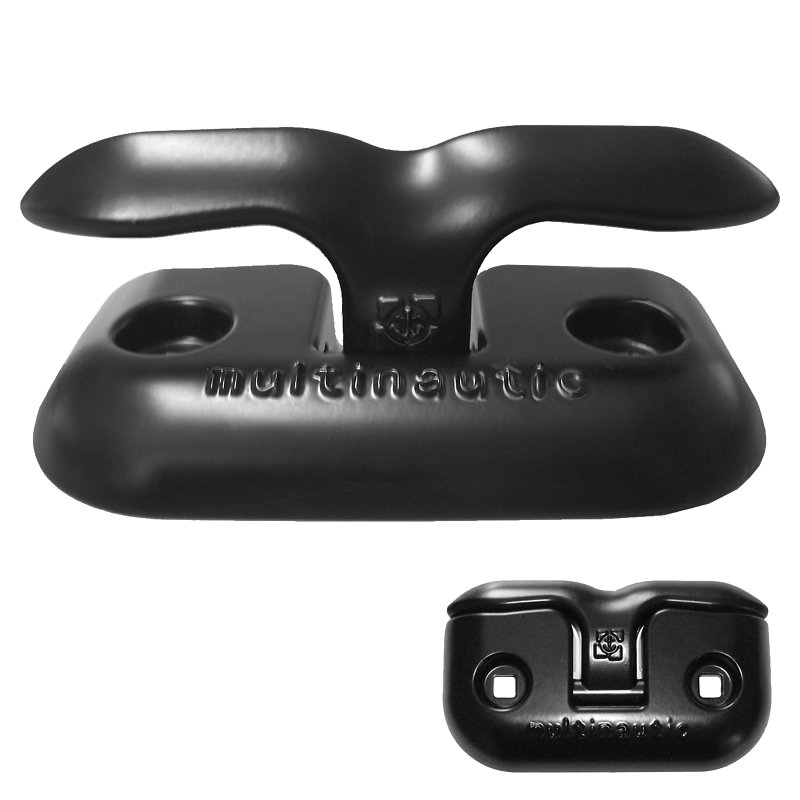 Multinautic 15113 Flip Up Cleat, Cast Aluminum, Black