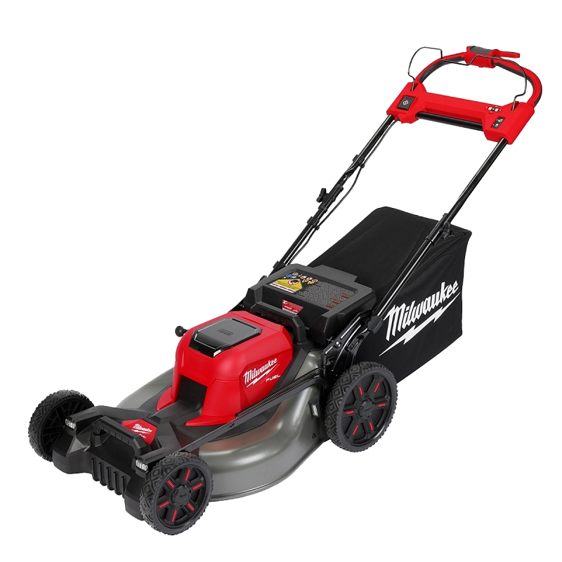 Milwaukee 2823-22HD Mower Kit, 12 Ah, Rechargeable, M18 Red Lithium Battery, 21 in W Cutting, 1-Blade