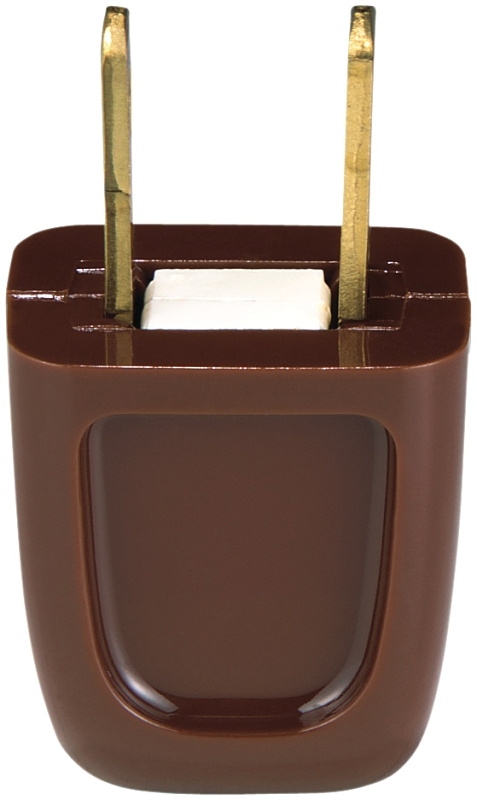 Eaton Wiring Devices BP26016BSP-C Electrical Plug, 2 -Pole, 10 A, 125 V, Brown