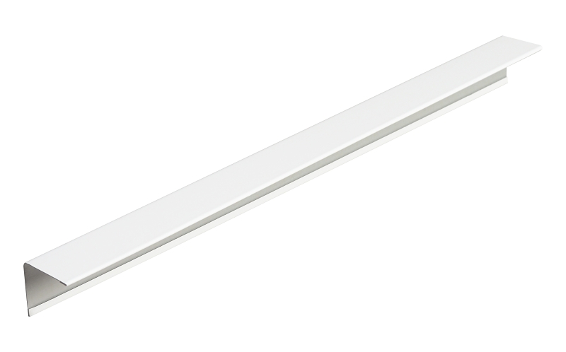 USG DONN 900237 Wall Molding, Galvanized Steel, White