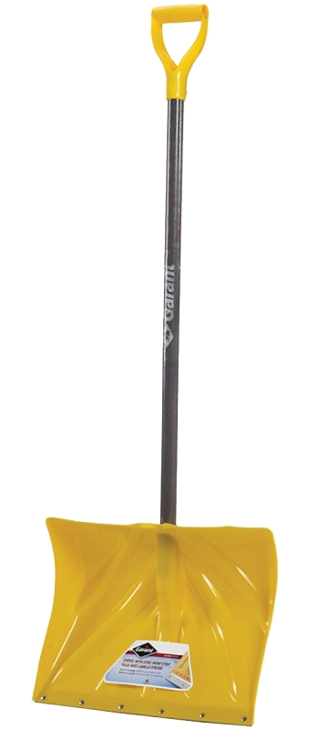 GARANT APM18KDRU Snow Shovel, 18 in W Blade, 13-1/2 in L Blade, Polyethylene Blade, Wood Handle, 51 in OAL