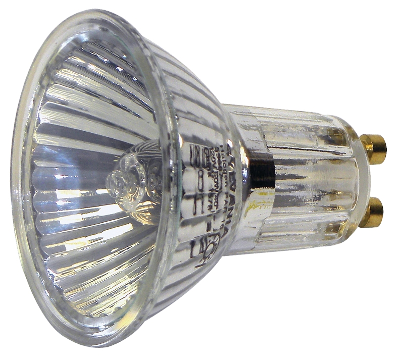 Sylvania 59068 Halogen Bulb, 50 W, GU10 Lamp Base, PAR16 Lamp, 400 Lumens, 2850 K Color Temp, 2000 hr Average Life
