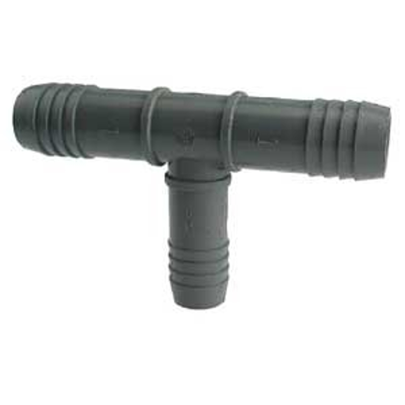 Boshart UPPRT-101007 Reducing Tee, 1 in Run, Insert Run, 3/4 in Branch, Insert Branch, Polyethylene