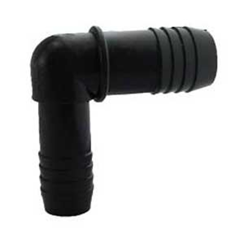 Boshart UPPRE-1007 Reducing Pipe Elbow, 1 x 3/4 in, Insert, 90 deg Angle, Polypropylene