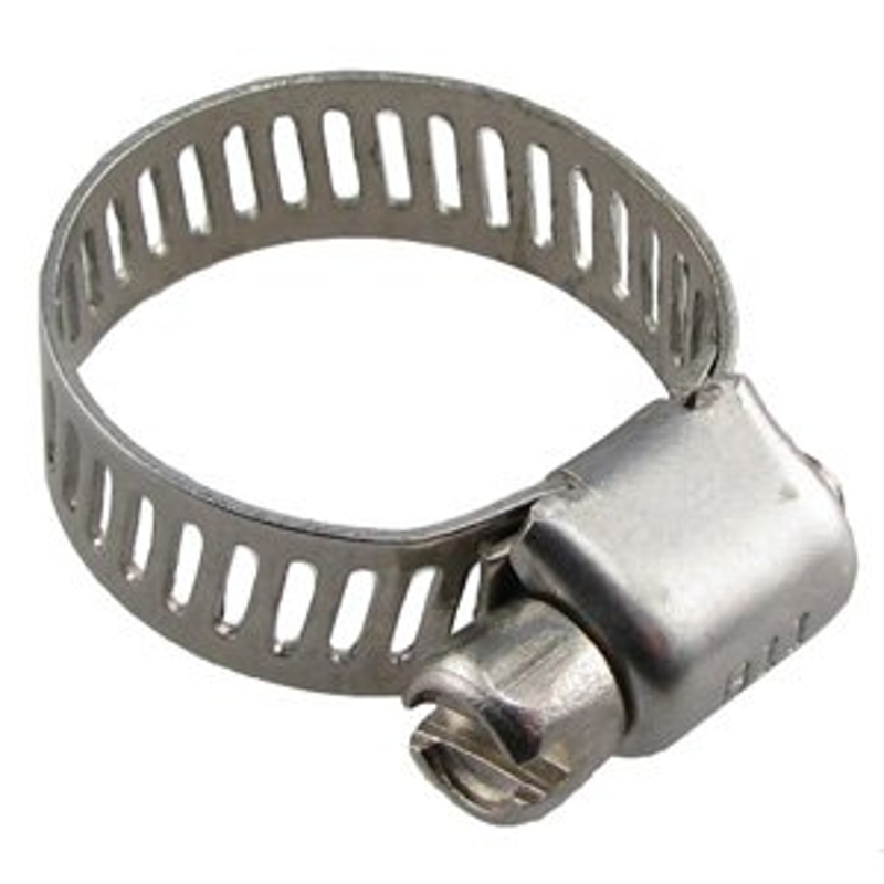 Boshart SSC8716-10 Hose Clamp, 13/16 to 1-1/2 in, Stainless Steel