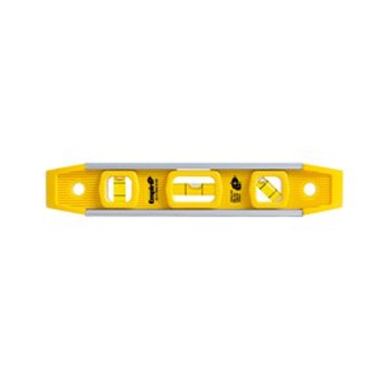 Empire 581-9 Magnetic Torpedo Level, 9 in L, 3-Vial, Magnetic, Aluminum, Blue