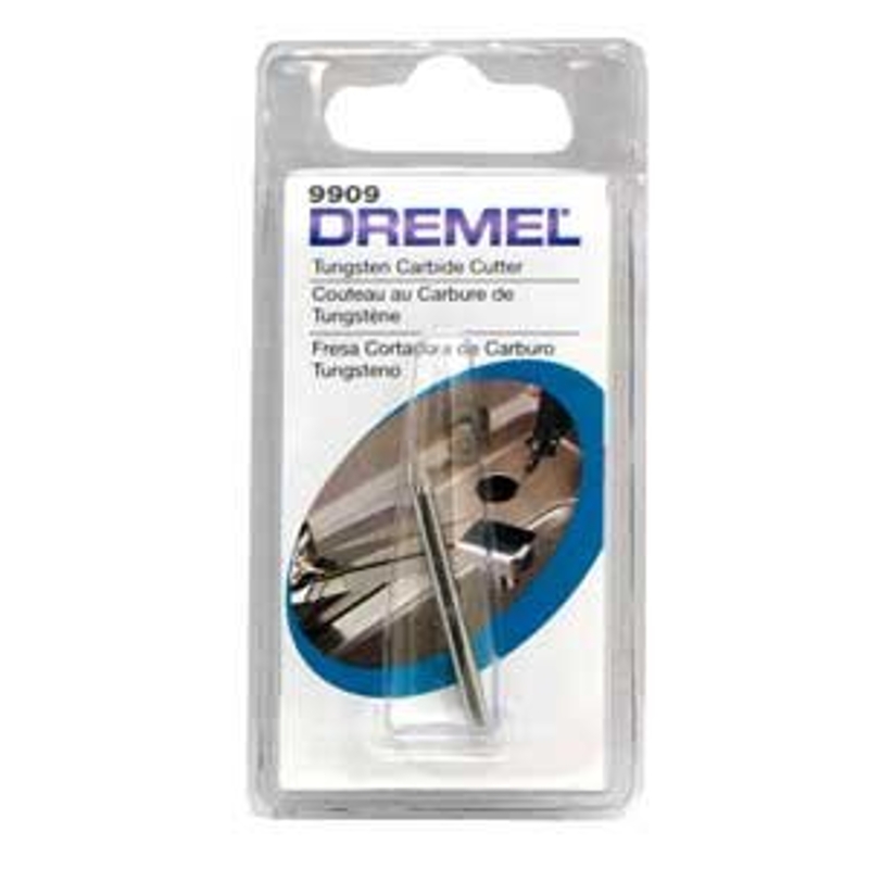 DREMEL 9909 Cutter, 1/8 in Dia, 1-1/2 in L, 1/8 in Dia Shank, Tungsten Carbide
