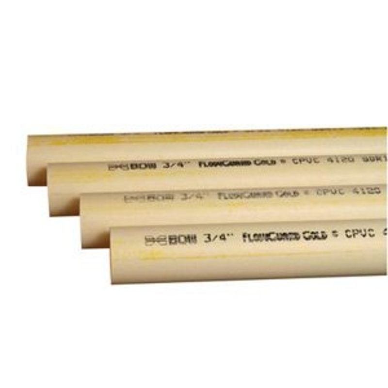 BOW 585166 Pipe, 3/4 in, 10 ft L, CPVC