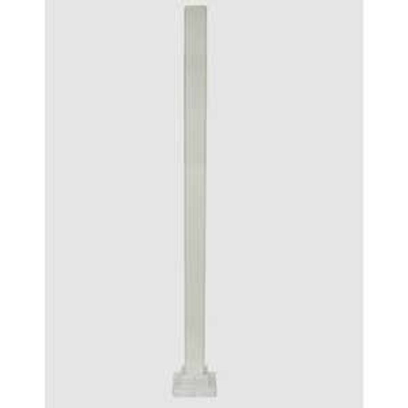 Imperial P203722 Post Mount, 37-1/2 in L x 2 in W Dimensions, Aluminum, White
