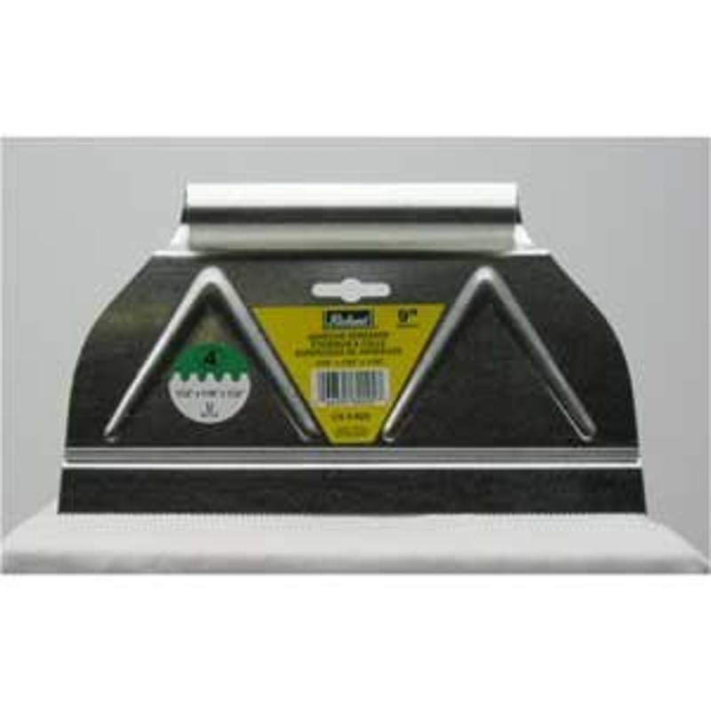 Richard CS-9#25 Adhesive Spreader, 1/32 x 1/16 x 1/32 in Notch, Steel Blade
