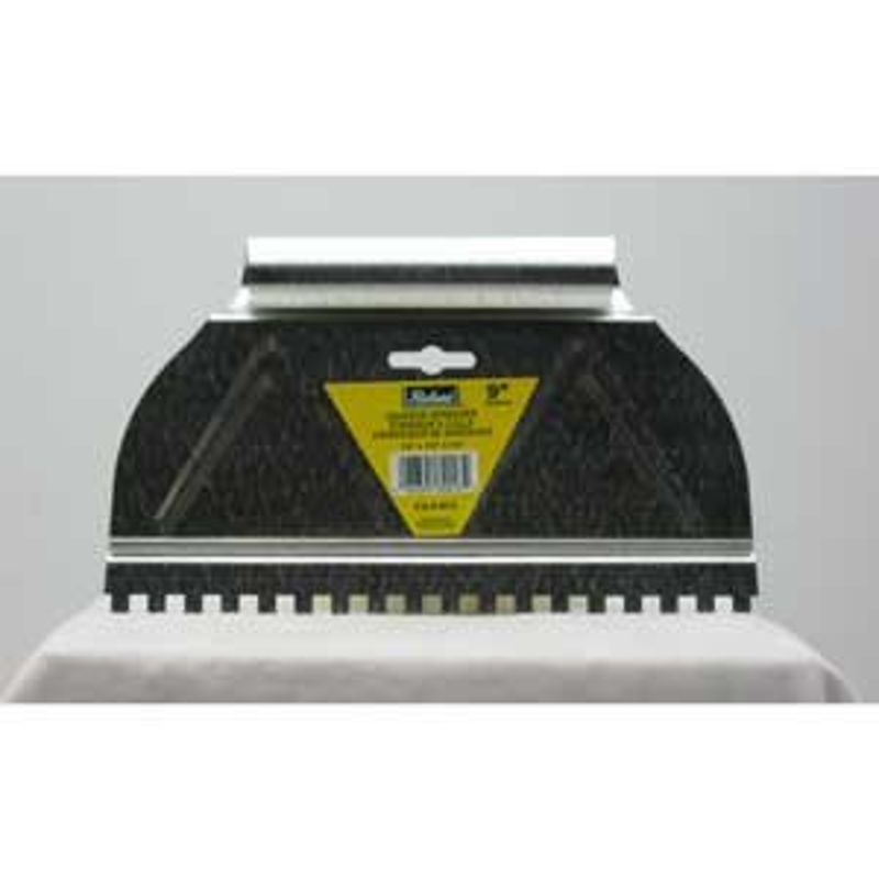 Richard CS-9#18 Adhesive Spreader, 3/8 x 1/4 x 1/4 in Notch, Steel Blade