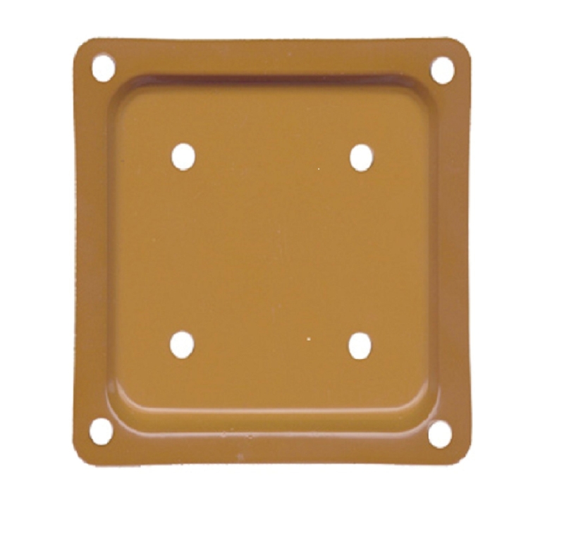 Pylex Fixplak 10820 Post Connector Plate, Steel, Cedar, Powdered, For: 4 x 4 in Square Post