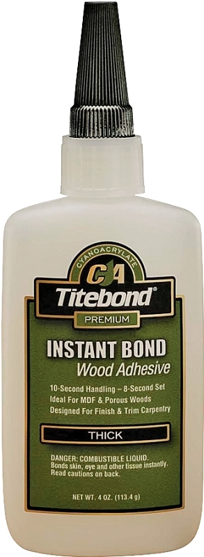 Titebond 6222 Wood Glue, Clear, 4 oz Bottle