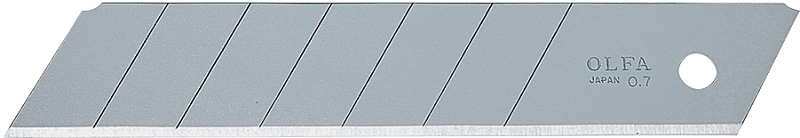 OLFA 5008 Knife Blade, 25 mm, Carbon Steel, 7-Point