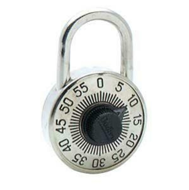 dudley DYRP7SP Padlock, 0.24 in Dia Shackle, Steel Shackle, Stainless Steel Body, 2.9 in H Body, 1.97 in W Body