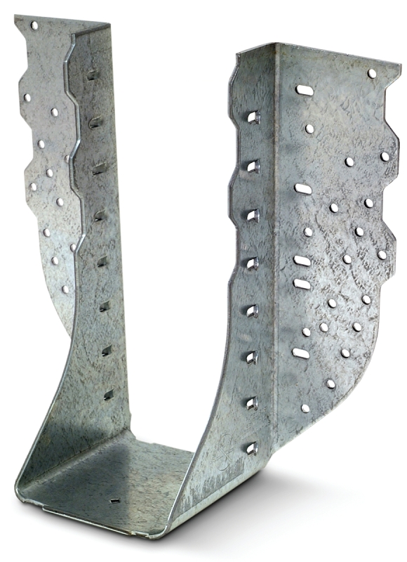 Simpson Strong-Tie HHUS Series HHUS26-2 Joist Hanger, 5-7/16 in H, 3 in D, 3-5/16 in W, Steel, Galvanized, Face Mounting