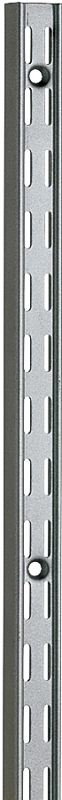 Knape & Vogt 82 TI 78 Shelf Standard, 450 lb, 14 ga Thick Material, 1-1/16 in W, 78 in H, Steel, Titanium