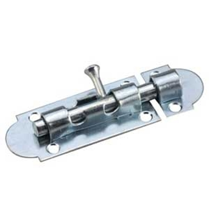 Onward 355XV Light-Duty Barrel Bolt, 7 mm Bolt Head, Steel, Zinc, 1 BAG