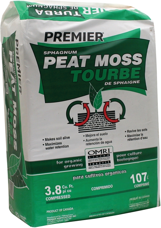 Premier 0082P Peat Moss, 3.8 cu-ft Bale