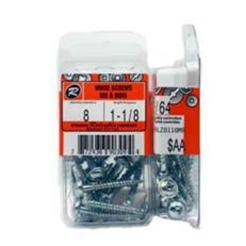 Reliable PWKHLZ8118MR Series Screw, #8 Thread, 1-1/8 in L, High-Low Thread, Pan Head, Square Drive, Regular Point, Steel