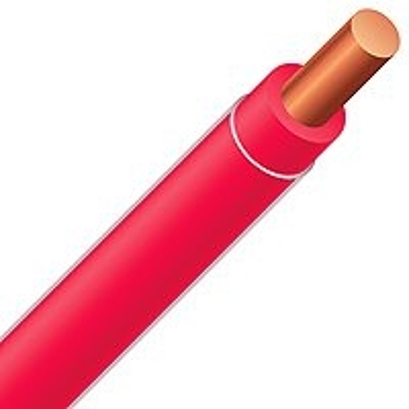 Southwire 49579603 Building Wire, 12 AWG Wire, 300 m L, Copper Conductor, PVC Sheath, Red Sheath
