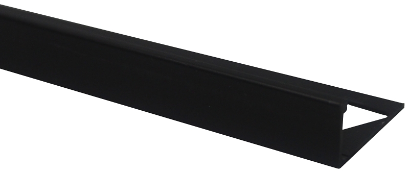 Shur-Trim ET2152SAB08 Flat Tile Edge, 8 ft L, 1/2 in W, Aluminum, Satin Antique Bronze