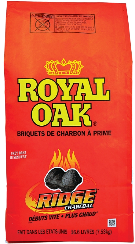 ROYAL OAK 192-273-021 Charcoal Briquettes, 16.6 lb Can